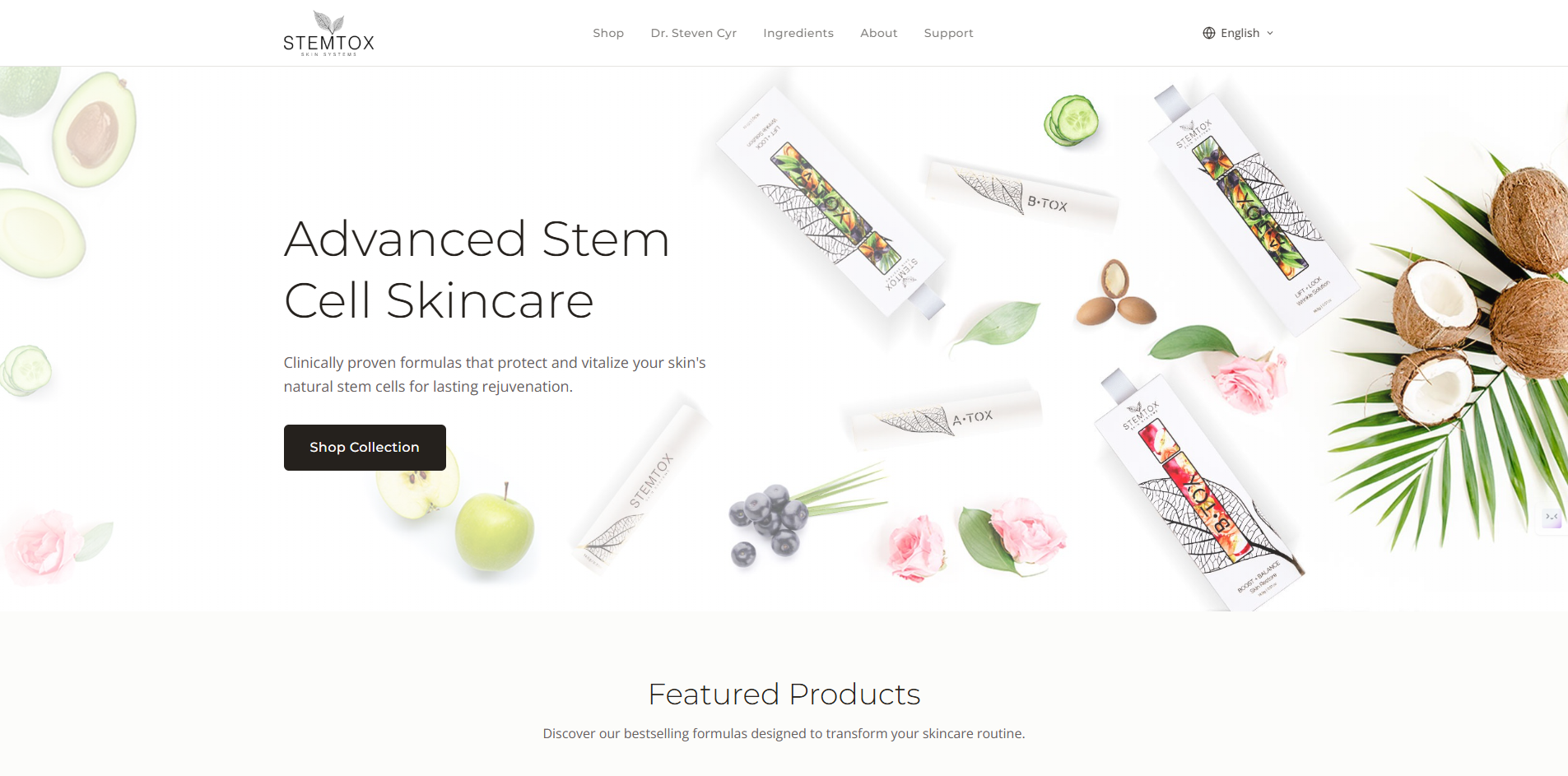 Stemtox - Online Cosmetics Shop